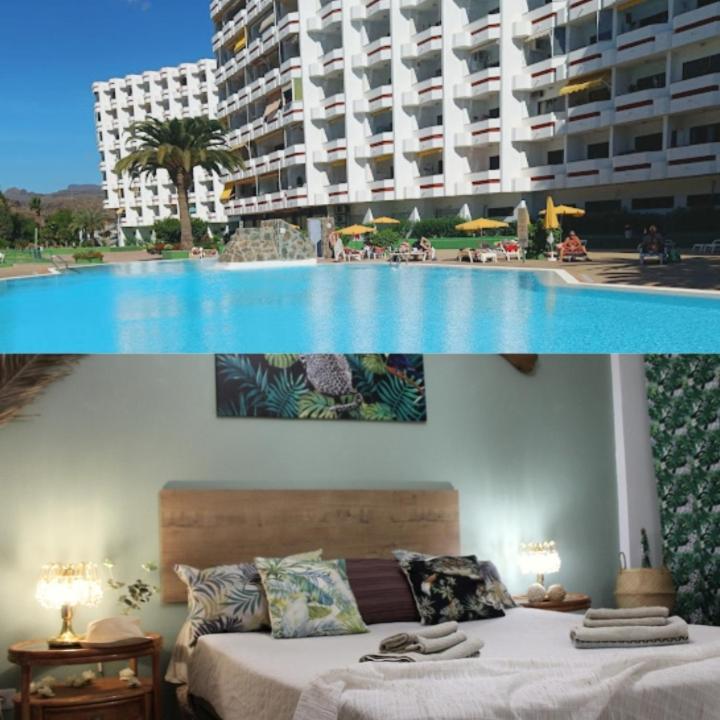 Ferienwohnung Agaete Park Tropical Style Playa del Inglés Exterior foto