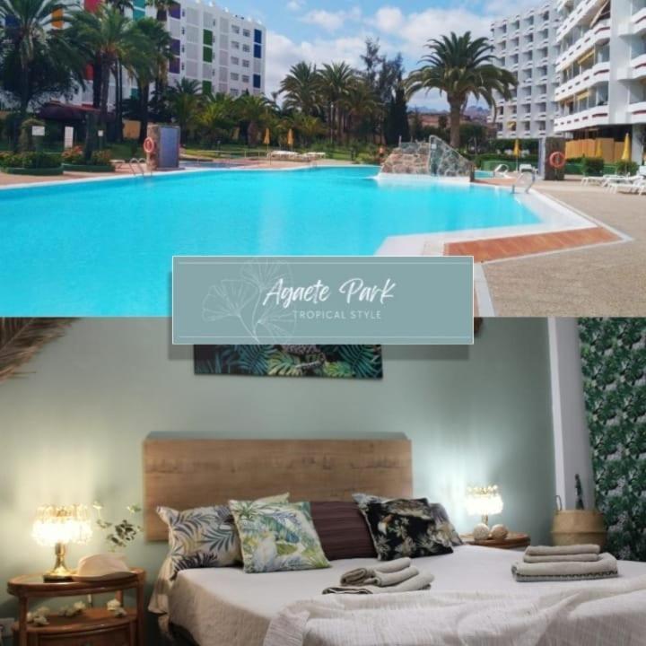 Ferienwohnung Agaete Park Tropical Style Playa del Inglés Exterior foto